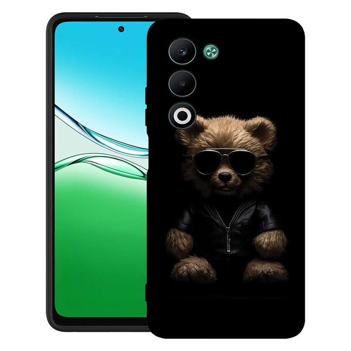 BestCase® Husa pentru OPPO A5 din Silicon Ultra Slim cu Design Bear Style, 2043677 B 1104