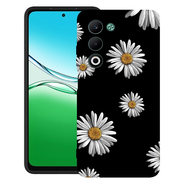 BestCase® Husa pentru OPPO A5 din Silicon Ultra Slim cu Design Daisy Pattern, 2043677 B 1137