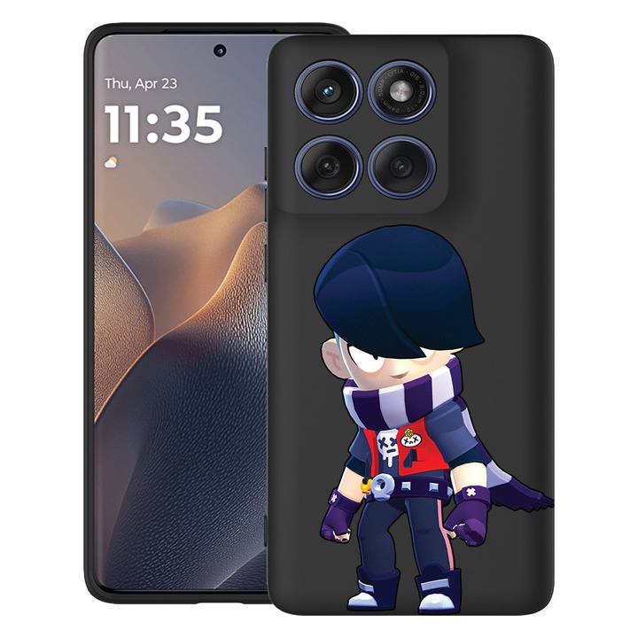 BestCase® Ултра тънък TPU калъф, съвместим с Motorola Moto G86 Power, с дизайн Brawl Stars Edgar, 3113067 B 1845