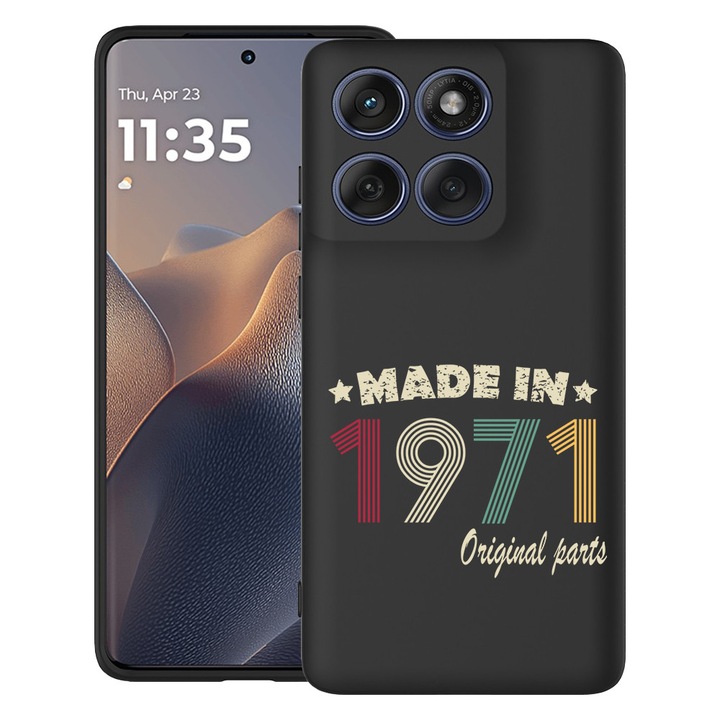 BestCase® Husa pentru Poco X6 5G cu Design Original Parts 1971, TPU Mat Ultra Slim, 2052020 B 1988