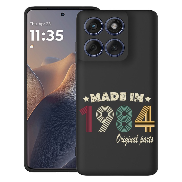 BestCase® Husa pentru Poco X6 5G cu Design Original Parts 1984, TPU Mat Ultra Slim, 2052020 B 2001