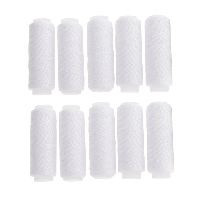 Ata de cusut 40/2 Alba, 150 m, PES 100%, 10 Papiote per pachet