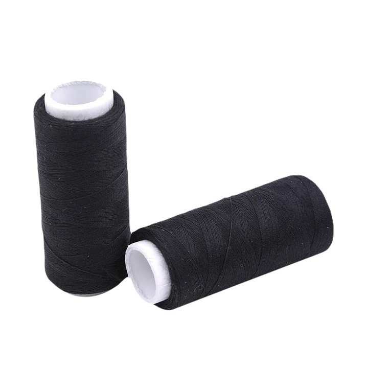 Ata de cusut 40/2 Neagra, 150 m, PES 100%, 10 Papiote per pachet