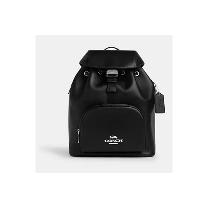 Раница за жени, COACH, Pace Large Backpack, черна, 100% кожа