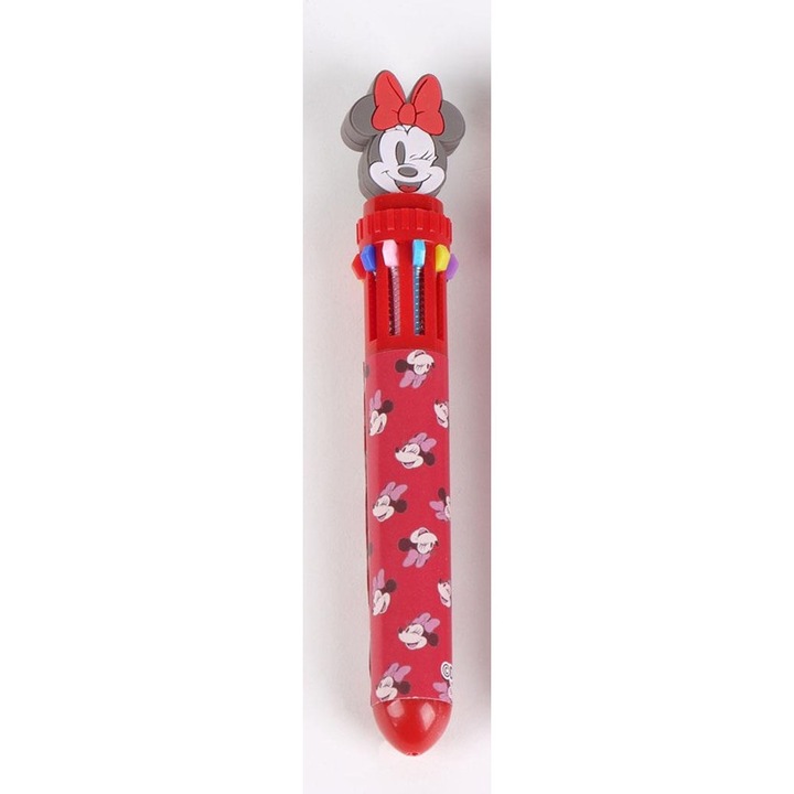 Pix mina multicolora Minnie Mouse Disney Rosu