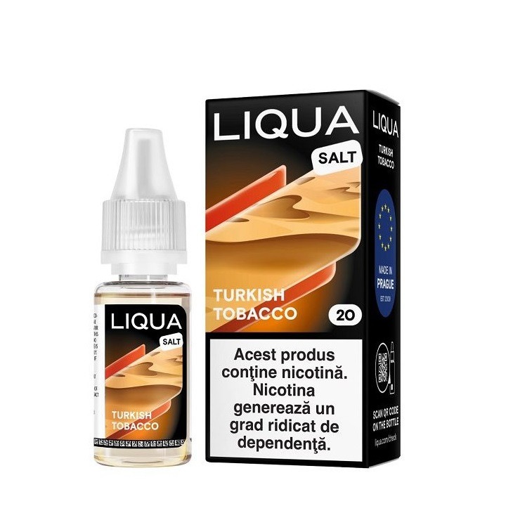 Lichid Tigara Electronica Liqua Salt - Turkish Tobacco, 10ml, 20mg/ml