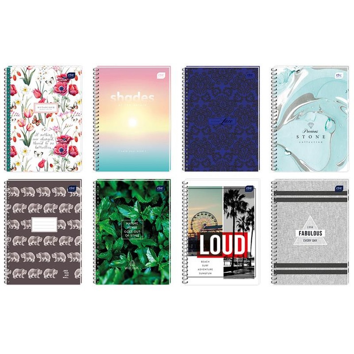 A4 spirálfüzet, INTERDRUK, 160 oldal, négyzetrácsos, 70g