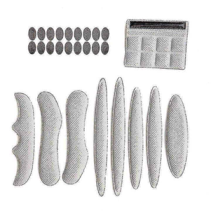 Set de perne interioare pentru casca de bicicleta, gri, spuma, design detasabil