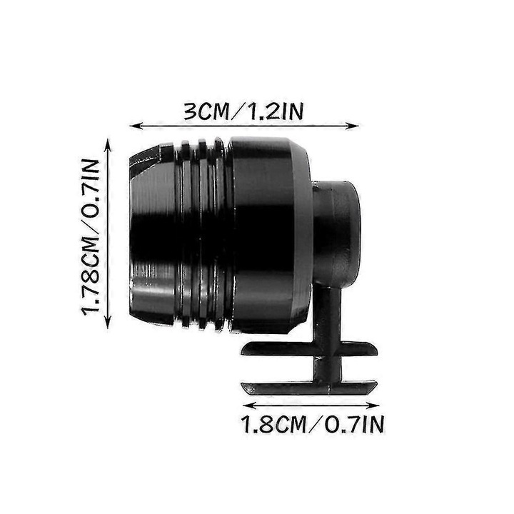 Lanterna, 3 moduri de iluminare, impermeabila IPX5, dimensiuni 3x1.8x1.78cm, argintie