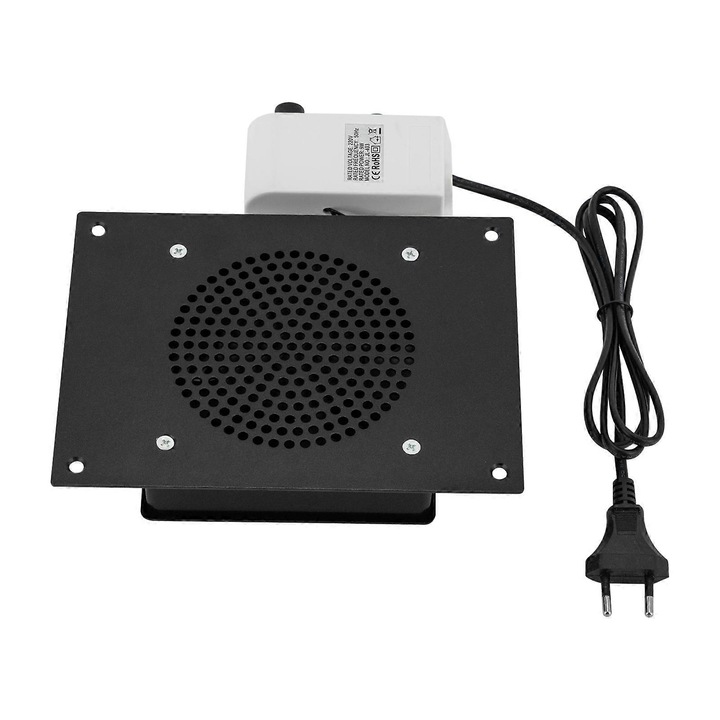 Прахоуловител за нокти, модел JL-403, бял/черен, размери 20x15см, електрическо захранване