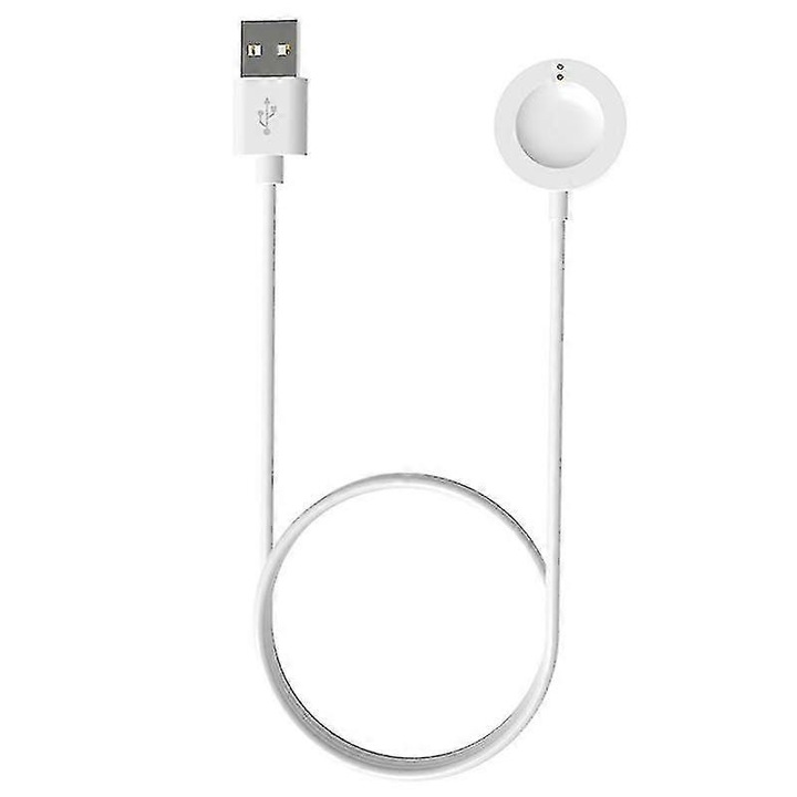 Cablu de Incarcare pentru Ceas Smartwatch, 100cm, Alb, Set