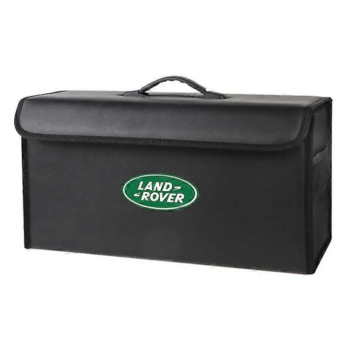 Összecsukható Autós Csomagtartó Rendszerező Doboz, Fekete, 30x28cm, Minden Autótípushoz