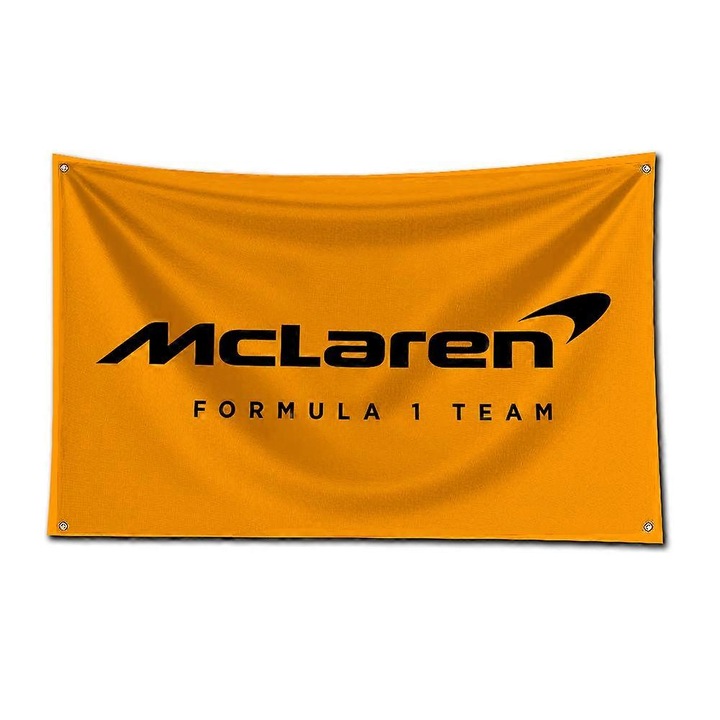 Steag decorativ, 120x180cm, 4 grommeti din alama, multicolor, pentru suporteri