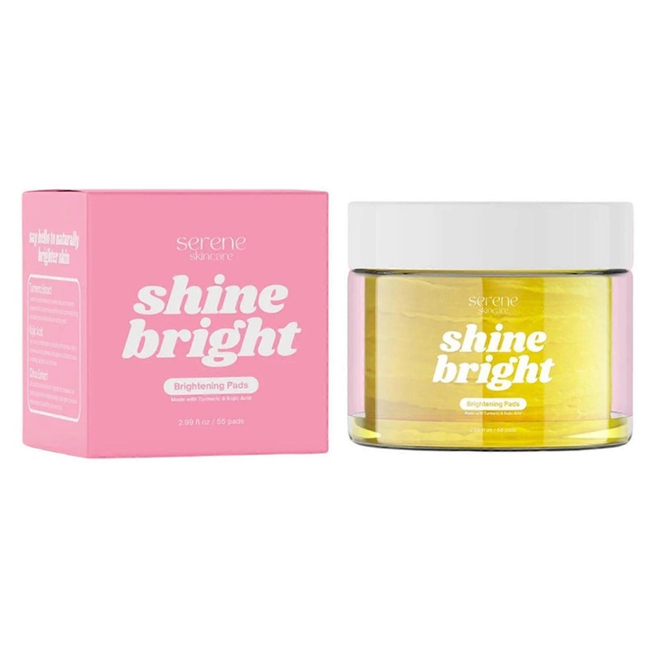 Kurkumás tisztító párnácskák, 40 darab, hámlasztó, csökkenti a bőrhibákat, minden bőrtípusra