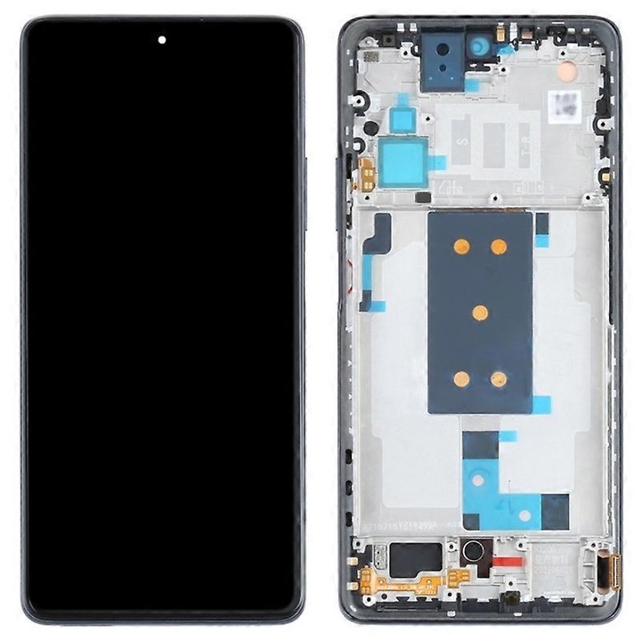LCD екран и дигитайзер в сглобка клас C за Xiaomi 11T 5G/11T Pro 5G, с рамка, многоцветен