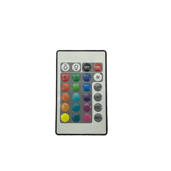 Telecomanda IR pentru lumini LED W28, 24 taste, 433 MHz, 12-24V, wireless