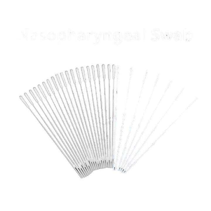Set 100 bucati tampoane nazale sterile 8cm
