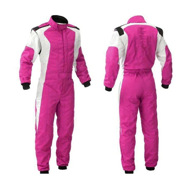 Costum de karting Zx4-0194, doua straturi, roz, Roz