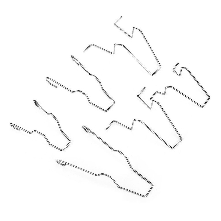 Set 6 clips de prindere pentru faruri, 5ZHSFULLKIT, otel, pentru H1/H3/H4/H7, 14x10x3cm