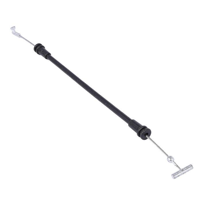 Cablu maner usa exterior fata Smart Forfour(454), set 4 bucati, negru + argintiu, metal