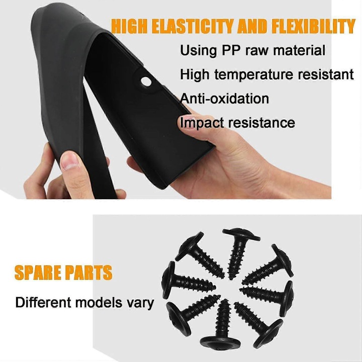 Комплект 4 калобрана за Hyundai Kona 2018-2020, ABS, устойчиви на надраскване, лесен монтаж