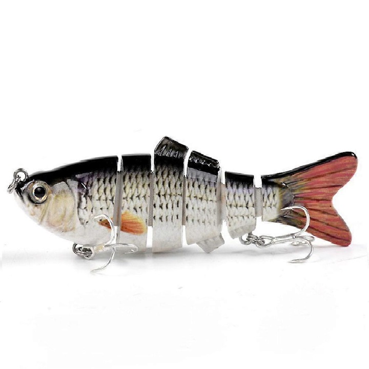 Műcsalikészlet, 10cm, 6 horog, többszínű