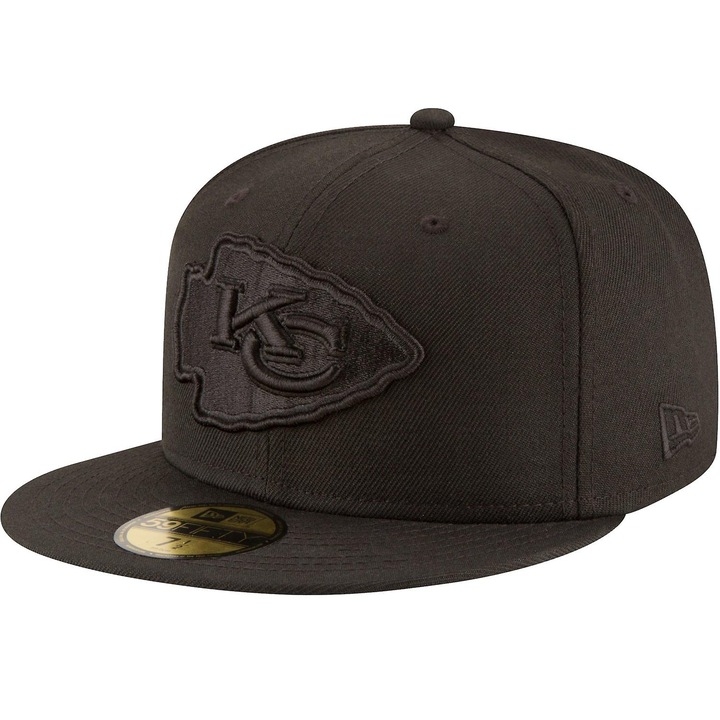 Шапка New Era 59Fifty Kansas Chiefs, черна, 7 1/4 (7cm 57)