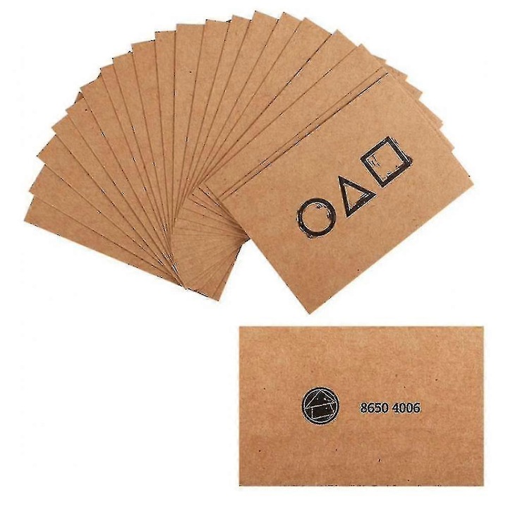 Настолна игра Squid Game, комплект 50 части, многоцветен