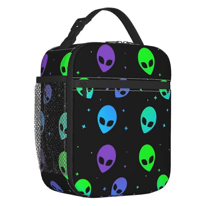 Hordozható hőszigetelő táska, UFO modell, 2 személyes, Oxford anyag, vízálló, 11x25cm