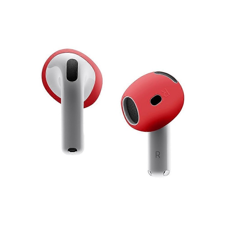 Capace de urechi pentru AirPods 4, set, silicon ultra-subtire, confort sporit, multicolor
