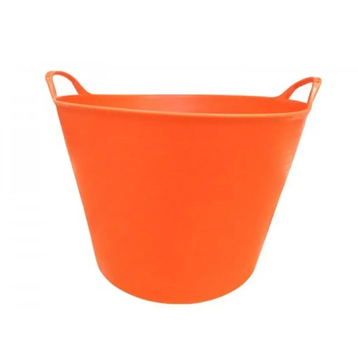 Cos de plastic flexibil cu manere color Clino 42L