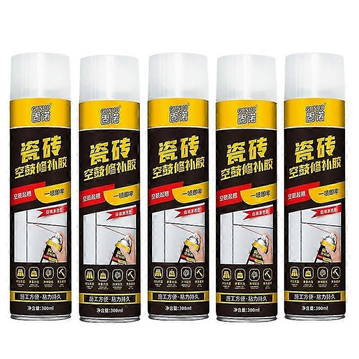 Set 5 bucati adeziv pentru repararea placilor ceramice, alb, rezistent la apa