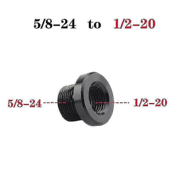 Adaptor filet 5/8" x 24 la 1/2-28, M14x1, M14x1.5, set 1 buc, aluminiu