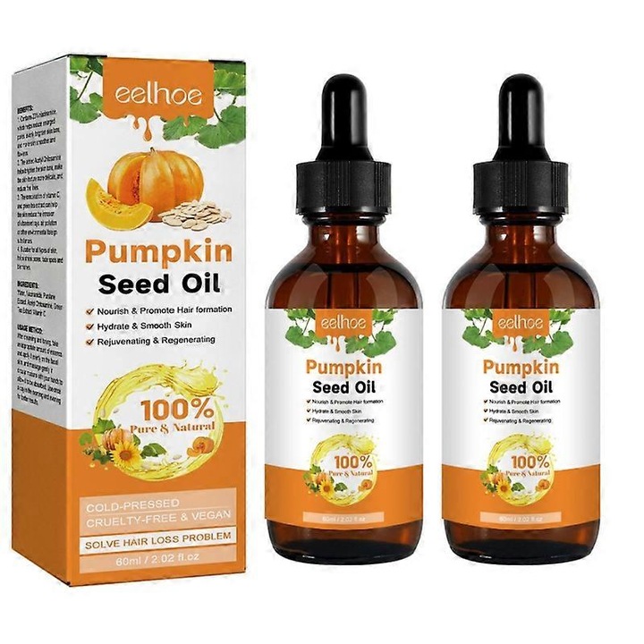 Етерично масло за грижа за косата, EELHOE, 60 мл, за всеки тип коса, хидратация и блясък