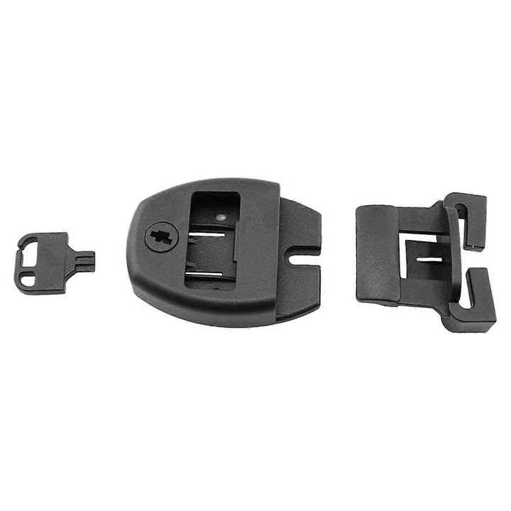Set clips de prindere pentru capacul baii cu hidromasaj, plastic, negru, 4 seturi