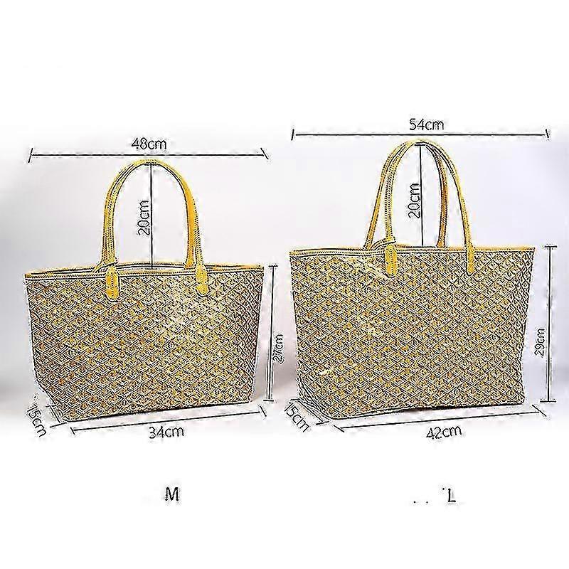 Geanta dama, Goyard, cu portofel, capacitate mare, dimensiuni