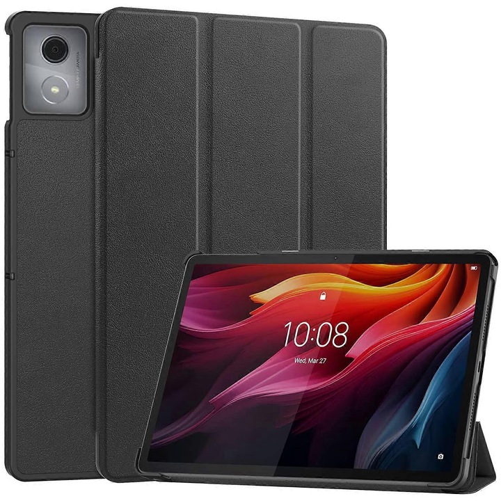 Калъф за таблет за Lenovo Tab K11 Plus, многоцветен, от PU кожа и PC, дизайн със сгъваема стойка