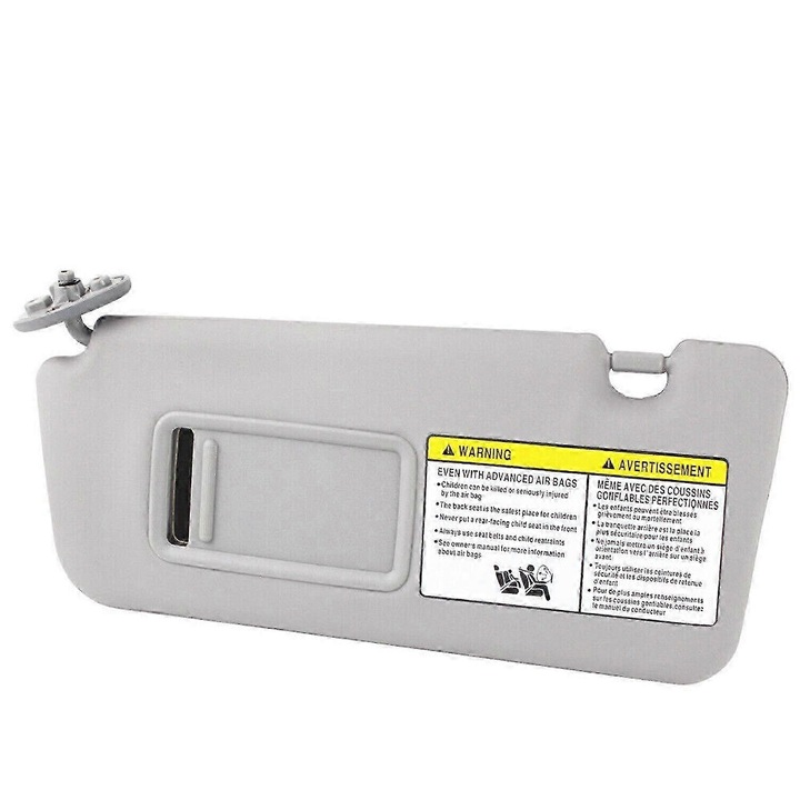 Сенник за кола Toyota RAV4 2004-2005, разтегателен, с огледало, сив, ляв