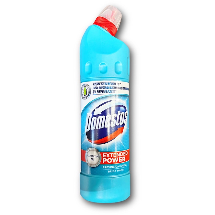 Dezinfectant toaleta Domestos Extended Power Gel, 750 ml, parfum Briza Marii