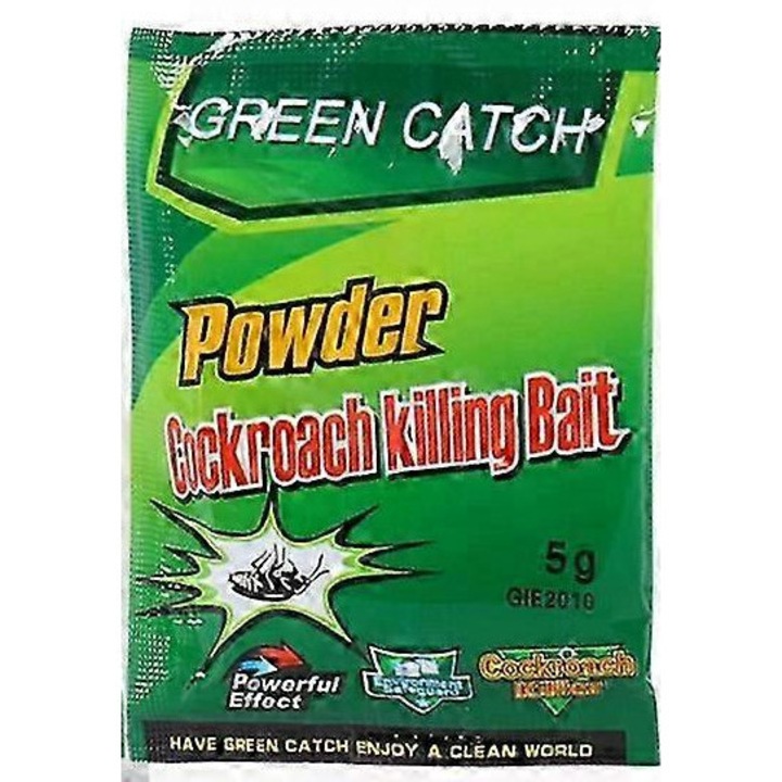 Set 100 pliculete pudra anti gandaci, prindere eficienta, utilizare interioara, usor de folosit