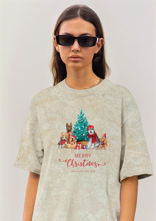 Női póló CLANDESTINE Golden Tailmas, Pamut, Sárga Rock, Piros