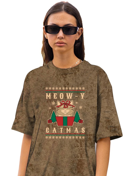 Női póló CLANDESTINE Cozy Tailmas, Pamut, Barna Rock, Citrom