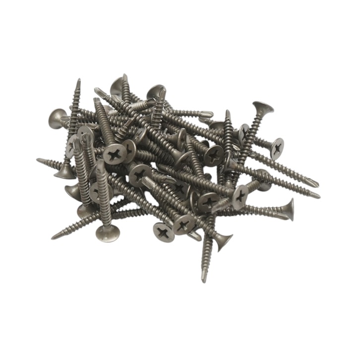 Surub rigips autoforant 3.5x35mm din otel fosfatat, cap inecat 1000 buc/cutie