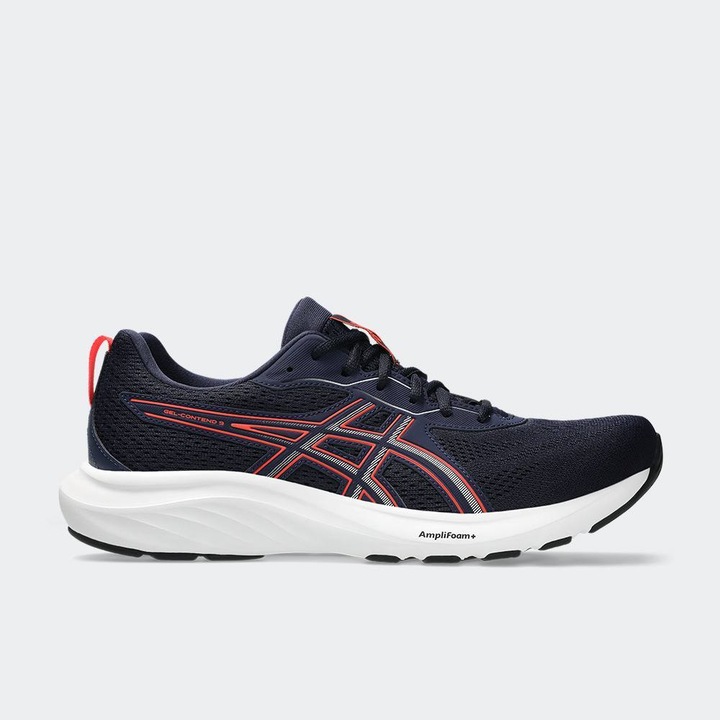 Pantofi sport barbati Asics GEL-CONTEND 9, plasa, bleumarin/alb, 47 EU