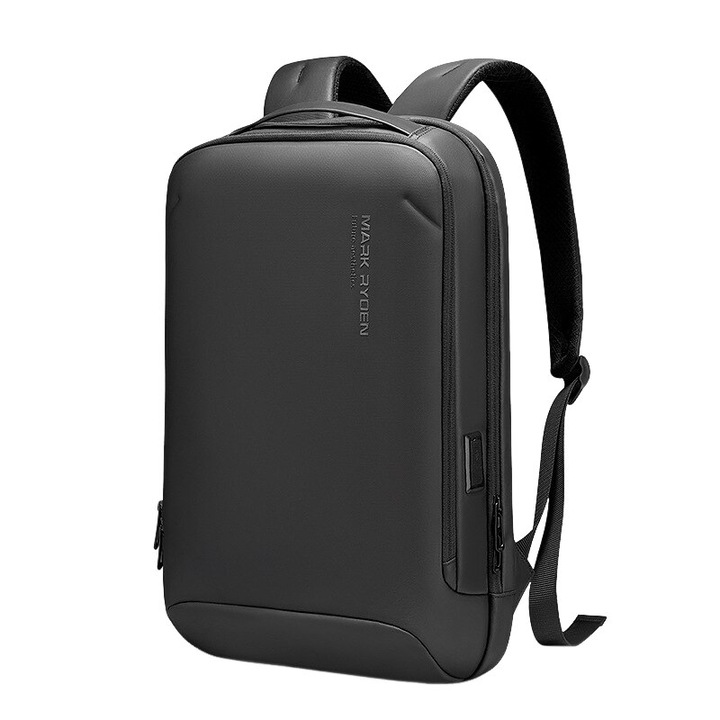 Rucsac laptop Mark Ryden, 30x42x11cm, 3 compartimente, port USB, impermeabil, unisex, negru