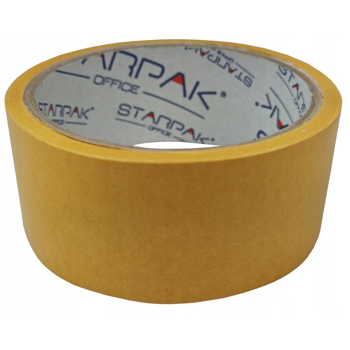 Banda dublu adeziva, STARPAK, 48mm x 10m, utilizare universala, subtire