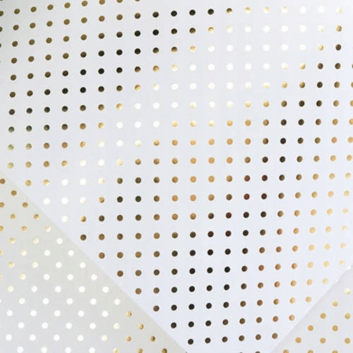 Hartie de lucru manual ARGO, carton decorativ cu puncte metalice aurii, 190g/m2, set 10 foi A4, aurie