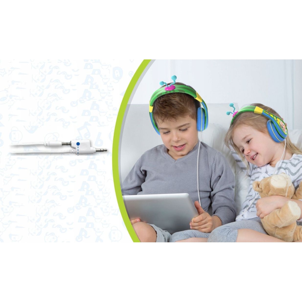 Casti on-ear pentru copii, Cocomelon - CO-140.UE v1 EKids