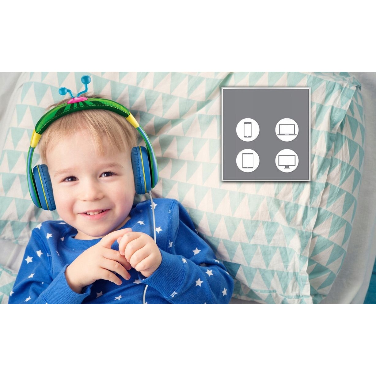 Casti on-ear pentru copii, Cocomelon - CO-140.UE v1 EKids