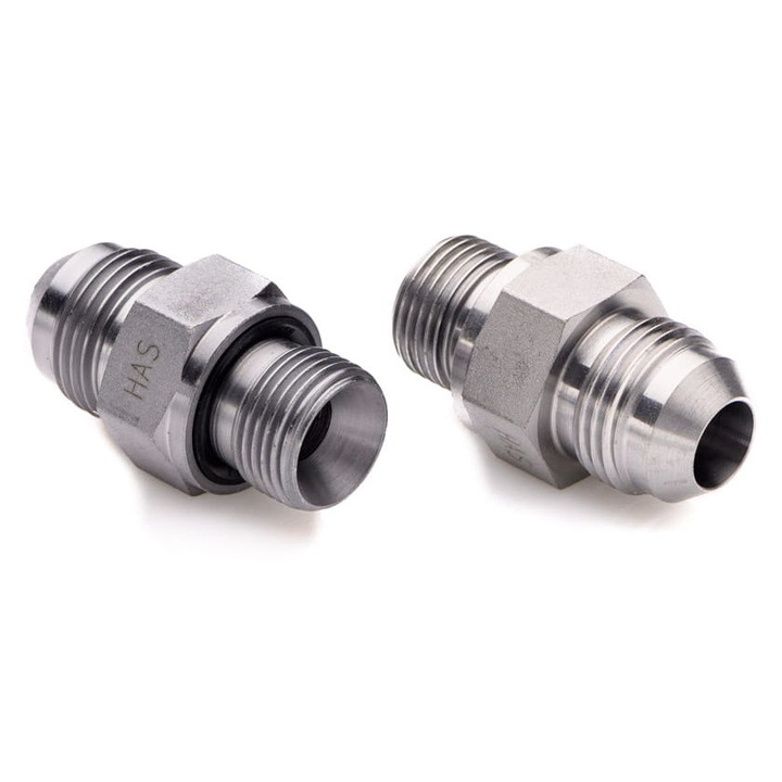 Niplu reductie POLBERIS 1/4''-1/2'' UNF JIC, 1/4'' x 1/2'', din otel, aplicabil in industrie si utilaje agricole